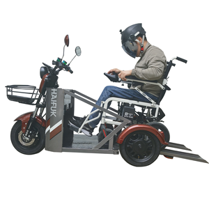 Scooter de movilidad de nuevo estilo con faros delanteros, neumáticos gruesos y anchos a prueba de explosiones, gran capacidad de almacenamiento - BZ-HFK01 - Product Image 6