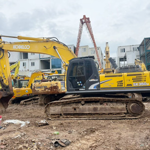 รถขุดไฮดรอลิกแบบตีนตะขาบ Kobelco SK350LC มือสอง ขนาด 35 ตัน พร้อมเครื่องยนต์ Isuzu และปั๊มมอเตอร์ รับประกัน 1 ปี สำหรับงานเหมืองและก่อสร้าง - Product Image 5