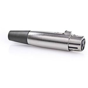 Adaptador de Conector XLR Hembra a XLR Macho de 3 Pines Metálico, Cable de Audio - Product Image 1
