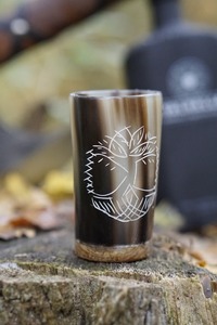 Cuerno para Beber Vikingo Saxon Religioso, Personalizable, Hecho a Mano, Ecológico, de Cuerno de Búfalo, Decoración para el Hogar, Venta al por Mayor - Product Image 5