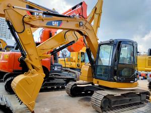 Excavadora de orugas Caterpillar CAT308D CR de segunda mano, compacta, sin cola, con motor Mitsubishi, bomba Rexroth, multifuncional, usada. - Product Image 3