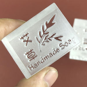 कस्टम लोगो DIY पारदर्शी शिल्प एक्रिलिक साबुन स्टाम्प हस्तनिर्मित साबुन बनाने के लिए - Product Image 3