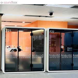 Văn Phòng Pod Cách Âm Trong Nhà Di Động Không Gian Làm Việc Di Chuyển Cabin Cuộc Họp Vỏ Văn Phòng Studio Gian Hàng Phòng Cách Âm - Product Image 3