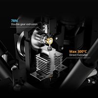 Высокоскоростной двухзубчатый экструдер FLSUN T1 Pro, 1000 мм/с, 300 ° c, однокнопочный автоматический мониторинг, FDM, новый Delta 3D принтер