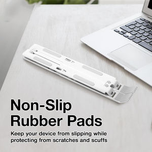 Soporte de Aluminio de Alta Calidad para Tabletas, Soporte para Laptop 2 en 1, Ajustable, para Escritorio - Product Image 6