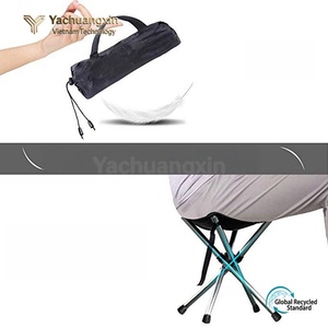 Foldable Aluminum Camping <b>Stool</b> With Carrying Bag Outdoor <b>Portable</b> Chair All Seasons Use - Product Image 2