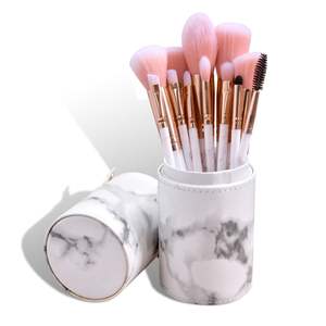 Ensemble de pinceaux de maquillage professionnels cheveux synthétiques ombre à paupières Contour Blush cosmétique marbrure maquillage pinceau outil - Product Image 6