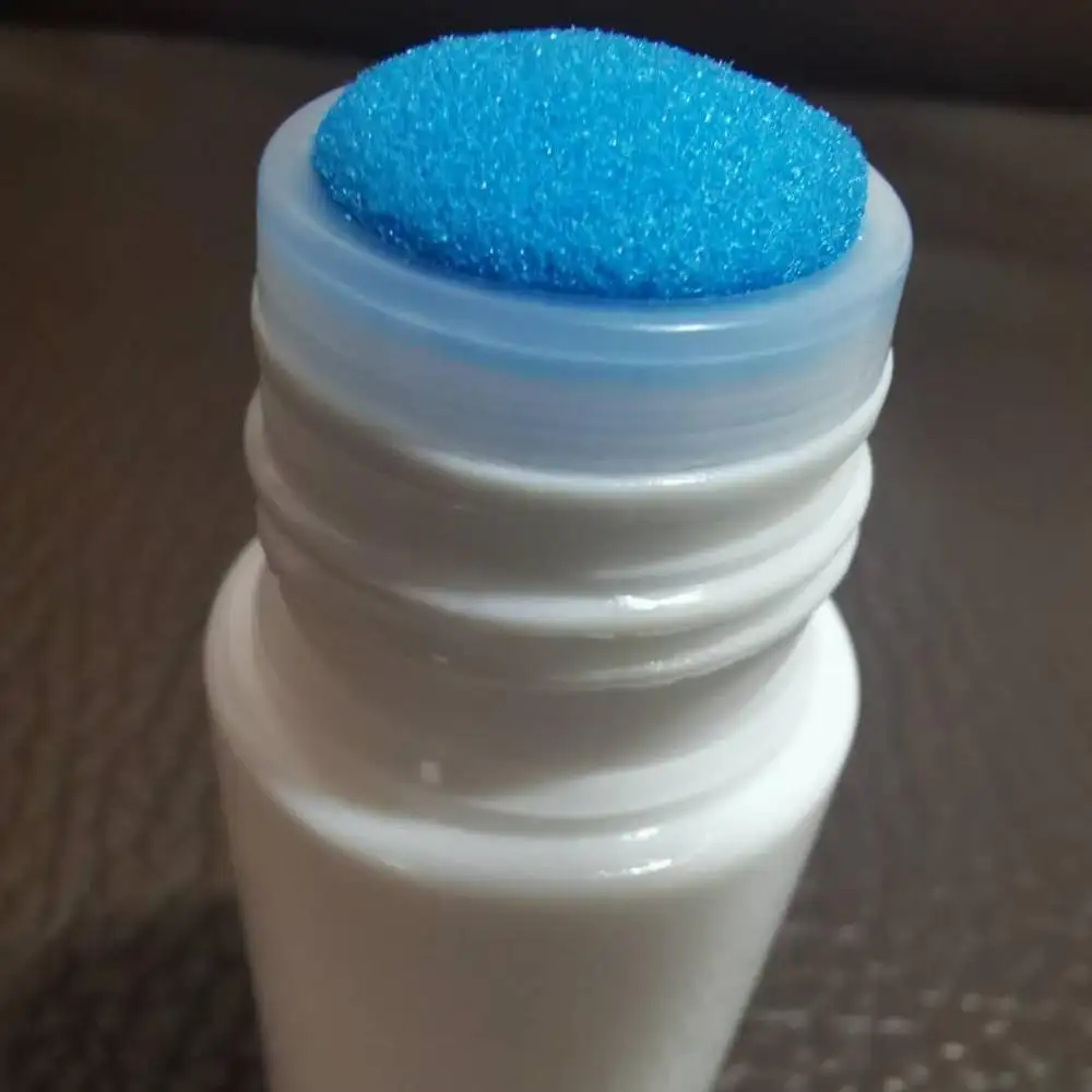 Flacon en plastique HDPE vide avec brosse applicateur, bouteille avec éponge, 10 pièces, 15ml 20ml