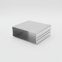 Boîtier d'instrumentation 185*75*210 en profilé aluminium, boîtier de contrôle d'instrument, accessoires de boîtier en aluminium DIY, châssis d'amplificateur