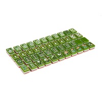 Jeu de Mahjong américain moderne portable, 160 tuiles de 1,2 pouce, pour 4 joueurs, divertissement familial en soirée