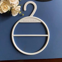 Nouveau design, porte-écharpe rond en plastique, anneau de présentation, logo personnalisé, OEM, différentes couleurs, porte-écharpes