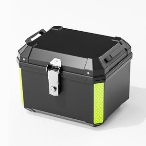 Boîte à bagages pour moto, coffre de toit pour vélo électrique, grande capacité 45L, imperméable avec doublure, en matériau ABS PP - Product Image 2