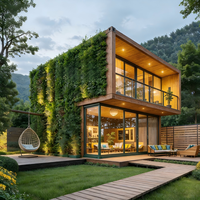 Maison modulaire intégrée en conteneur, unité de logement mobile préfabriquée, structure isolante et écoénergétique, bureau de chantier, maison