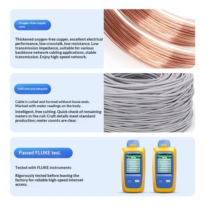 <span class=keywords><strong>สาย</strong></span>เคเบิลเครือข่ายซุปเปอร์คลาส 6 CAT6 ฟังก์ชั่น POE คู่สายบิดเกลียวแบบไม่มีฉนวนหุ้มทองแดงปลอดออกซิเจน 8 ตัวนำ 305 เมตร - Product Image 5