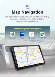 7870 Universal 2K pantalla táctil Android 13 coche pantalla dividida GPS/AM/FM/Bluetooth navegación Radio Multimedia Video coche REPRODUCTOR DE DVD - Product Image 5