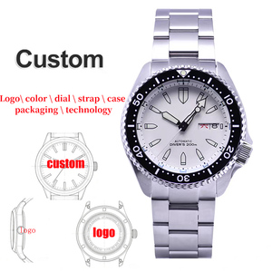 Montres automatiques personnalisées pour hommes, lumineuses, étanches, de <span class=keywords><strong>luxe</strong></span>, mécaniques, pour la plongée, achetées en gros. - Product Image 1