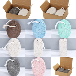 Pierre <span class=keywords><strong>ponce</strong></span> volcanique naturelle personnalisée avec votre logo pour éliminer les peaux mortes des pieds - Product Image 4