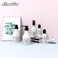 LB Neues Design Maßgefertigte 30ml 40ml 50ml 60ml Luxus Leere Druckknopf-Haaressenz-Öl- und Plastik-Tropfflasche für Flüssigessenzen