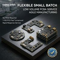 Servicio de Ensamblaje de PCBA en Pequeños Lotes, Flexible, de 1 a 100 Unidades, Entrega Rápida, Fabricación Ágil, Abastecimiento de BOM, Kitting de IC, ISO 9001