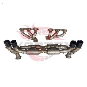 ท่อไอเสีย Vortex Titanium Catback และเฮดเดอร์สำหรับ Porsche 911 991.2 Turbo S รับประกัน 2 ปี - Product Image 4