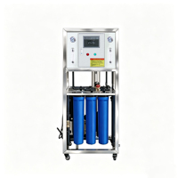 Système de traitement d'eau potable par osmose inverse 250 l/h, filtre à sable, équipement de filtration d'eau pure, prix compétitif