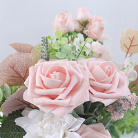 25 roses artificielles en mousse de qualité supérieure, aspect réaliste, pour bouquets de mariage DIY, vente en gros, décoration de fête nuptiale