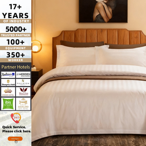 طقم ملاءات سرير صيفية كلاسيكية من القطن المنسوج 100٪، مقاس كوين وكينج، 200 خيط في البوصة، مضادة للتكور وقابلة للتنفس، غطاء لحاف بأسلوب أوروبي - Product Image 1