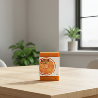 Savon à l'acide kojique fait à la main 100g Orange douce barre de bain solide à froid huile essentielle de fleur d'oranger soins de la peau à base de plantes nettoyant pour le visage