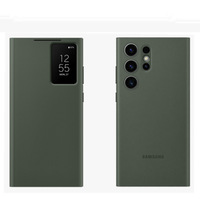 Étui intelligent à clapet pour Samsung S24 Ultra, compatible avec les modèles S24+, S23+, S22, S2, vente en gros, élégant, avec support pour cartes, coque de téléphone