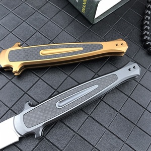 Ker Shaw มีดพกกู้ภัยฉุกเฉิน, D2ออกค่าย8 7150ใบมีดสแตนเลส T6ที่จับคาร์บอนไฟเบอร์อลูมิเนียม - Product Image 4