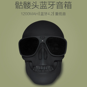 Skeleton Head Skeleton Skull BT Loa Loa Hộp Mini Xách Tay Âm Thanh Loa Siêu Trầm Quà Tặng Di Động Xách Tay USB Mini Bass Thẻ - Product Image 3