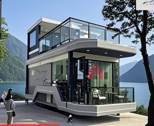 Nhà ở dạng viên nang di động cao cấp, cấu trúc thép, nhà container, hợp kim nhôm, kính cường lực Low-E (Thiết kế hiện đại, có thể tùy chỉnh) - Product Image 1