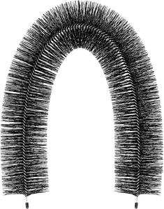 カスタマイズされたステンレス鋼ガターガードヘッジホッグガターブラシ屋根洗浄用 - Product Image 2