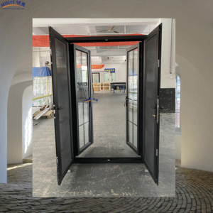 Porta a battente in alluminio prodotto personalizzato buona resistenza al vento ad alta resistenza <span class=keywords><strong>design</strong></span> moderno controllo degli insetti - Product Image 3