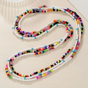 Chaîne de taille bohème sexy en perles Miyuki, pierres concassées colorées, cristal, plaqué or/argent, pour femme, idéale pour mariage et anniversaire - Product Image 3