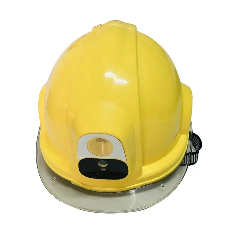 Capacete de segurança com luzes, capacete com lâmpadas inteligentes tipo 3M, alça de queixo industrial branca chinesa para motosserra, chapéus personalizados
