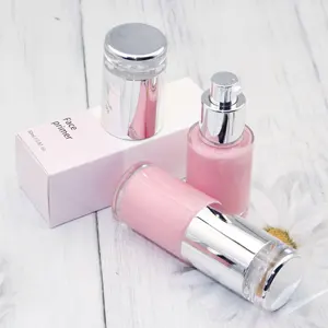 Nhãn Hiệu Riêng Vegan 30Ml Mặt Primer Trang Điểm Cơ Sở Matte Kết Thúc Khoáng Sản Tự Nhiên Mỹ Phẩm Kem Che Khuyết Điểm Lỏng Với Thấp Moq