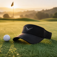 Visera Deportiva Premium para Golf, Protección UV, Borde Ajustable, Banda Absorbente de Sudor, Logotipo Personalizado, Venta al Por Mayor