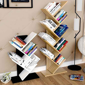 Étagère à livres en bois sur pied, en forme <span class=keywords><strong>d</strong></span>'arbre, pour la <span class=keywords><strong>d</strong></span>écoration et l'affichage, idéale pour la maison, le salon ou le bureau - Product Image 4