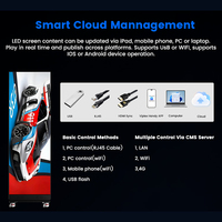 Layar Poster Lipat LED Indoor P1.25 Sambungan Tanpa Celah Portabel Kontrol Lipat Wifi Digital HD 8K 600-800 Nits Garansi 5 Tahun