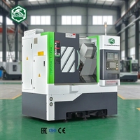 Tour CNC à lit incliné haute précision CK46P-Y100 4 axes avec tourelle motorisée et machine de fraisage axe Y