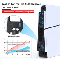 Refroidisseur de ventilateur de refroidissement externe multifonction de haute qualité pour accessoires de jeu de console PS5