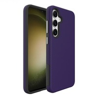 Coques de téléphone portable KAOU compatibles avec S26, design double couche de luxe TPU+Acrylique, surface peinte UV, antichoc, protection de l'objectif