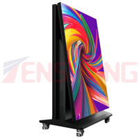 Display LED Pieghevole P1.25 P1.5 P1.8 P2.5 per Interni HD con Processo GOB, Schermo LED Verticale, Vendita Diretta dalla Fabbrica di Shenzhen