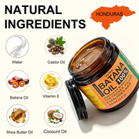Huile de Batana Pure pour Cheveux Bouclés 100% Non Raffinée Nourrit le Cuir Chevelu Sec Prévient les Pointes Fourchues Traitement de Repousse des Cheveux Beurre d'Huile de Batana