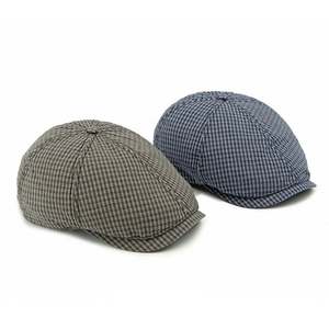 Nouvelle Arrivée 2025 – Béret d'été respirant en coton pour hommes et femmes, style décontracté et tendance, casquette gavroche à 8 panneaux à carreaux - Product Image 3