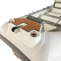 Bateau flottant gonflable avec coque en aluminium bateau rhib DL390 13ft bateau RIB de luxe