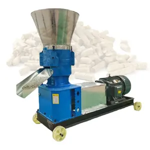 Máquina granuladora de cáscara de coco de bajo consumo, máquina de fabricación de pellets, maquinaria usada de pellets de madera