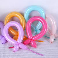 Ballons Magiques Pastel Tout-en-Un pour Modélisation, 260 Ballons Longs en Latex, Vente en Gros pour une Décoration de Fête Époustouflante