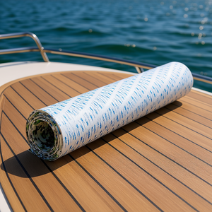 Revêtement de sol en mousse EVA pour bateaux, 94,5 x 35,4 pouces, antidérapant, auto-adhésif, tapis marin pour bateaux, yachts, pontons, kayaks, terrasses - Product Image 2